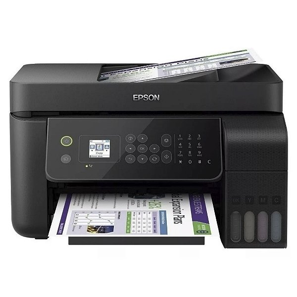 Impressora Multifuncional Color Epson EcoTank L5190 ADF WI-FI Direct C11CG85302