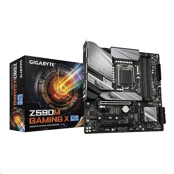 Placa Mãe Gigabyte Z590m Gaming X Lga1200 11a Geração Ddr4