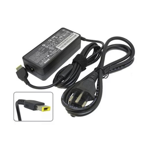 Fonte Carregador Lenovo Thinkpad G40 G50 G70 65w Quadrado Voltagem De Entrada 110v/220v Bivolt