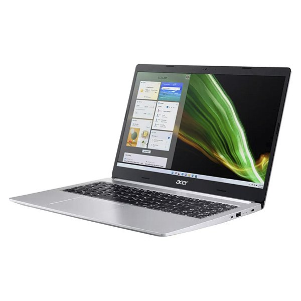 Notebook Acer Aspire 5 AMD Ryzen 7 5700U 8GB SSD 512GB Placa Gráfica RX640 W11H