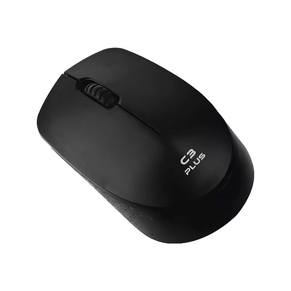 Mouse Sem Fio C3tech Wireless M-w17bk 1200 Dpi Óptico Preto