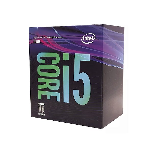 Processador Gamer Intel I5 LGA1151 Hexa Core i5-8400 2.8Ghz 9Mb Cache 8ª Ger BX80684I5