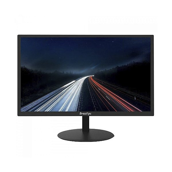 Monitor 20" Brazil Pc HDMI e VGA Led Preto Wide Box 20BPC-XIE