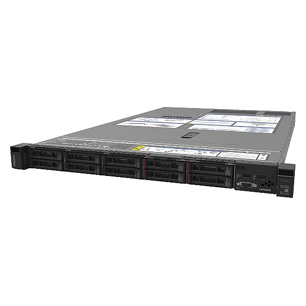 Servidor Lenovo SR630 Xeon 4208 32Gb Xcc Ent 2x750W 3Yr