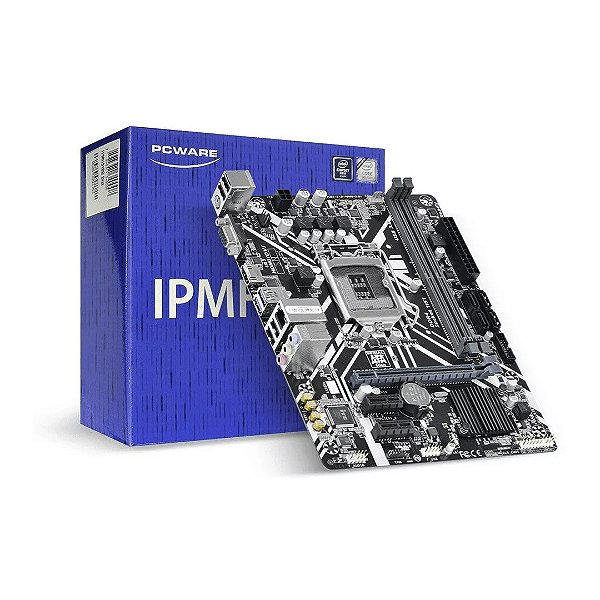 Placa Mãe Pcware Ipmh310g 1151 Ddr4 Lga Hdmi D-sub Cor Preto