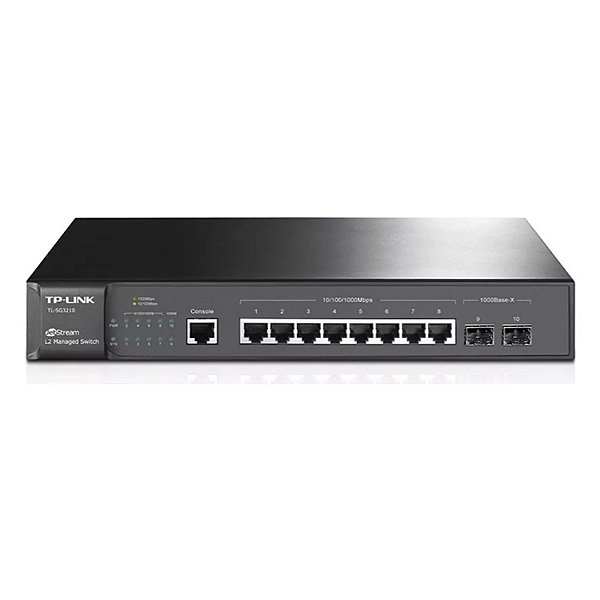 Switch 8 Portas Tp-link T2500G-10TS TL-SG3210 Jetstream Gigabit Gerenciavel