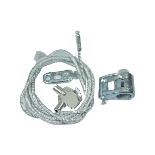 Trava Teletronic K/LCD Preta 1,5m com Chave de Segurança para Notebook e Monitor – 1 Unidade