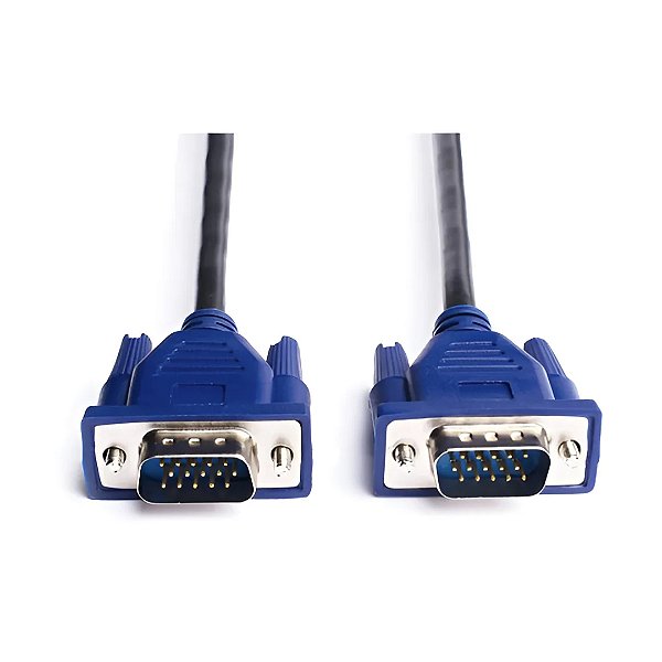 Cabo VGA 15 Metros MD9 Macho x Macho – Transmissão de Vídeo HD