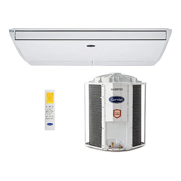 Ar Condicionado Carrier Teto Inverter 48.000 BTUs Frio 220V R-32 Connect Wi-Fi 42ZQVE48C5