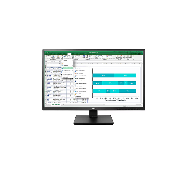 Monitor LG 24BN650U 24 IPS Full HD 1920x1080 HDMI DisplayPort VGA Ajuste Pivot
