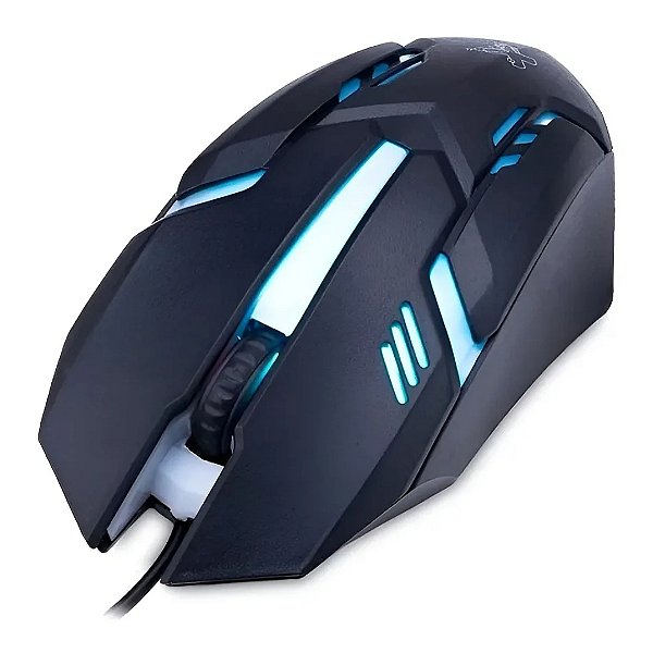 Mouse Gamer Geek Max Performance E Iluminação Led Preto 60000083