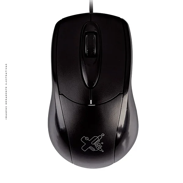 Mouse Maxprint 606157 USB 1000 DPI Preto – Óptico, Ambidestro e Plug & Play