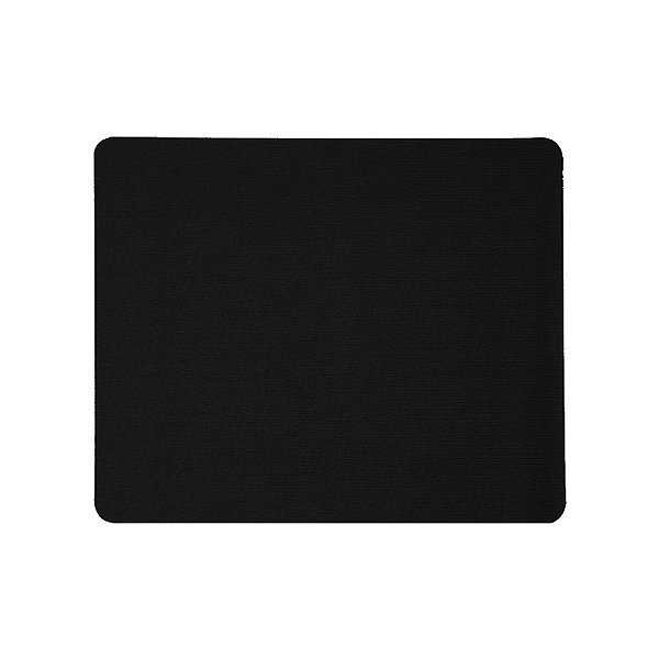 Mousepad Preto 21x16 Para Computador – Superfície Lisa e Base Antiderrapante