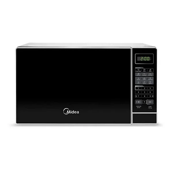 Micro-Ondas Midea 20L Branco Porta Preta 127v MRAS21