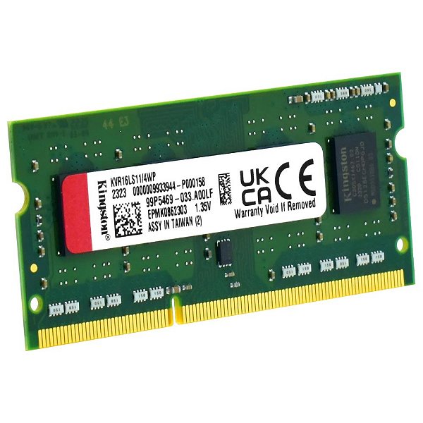 Memória RAM Kingston DDR3L 2GB 1600MHz KVR16LS11S6/2 1.35V