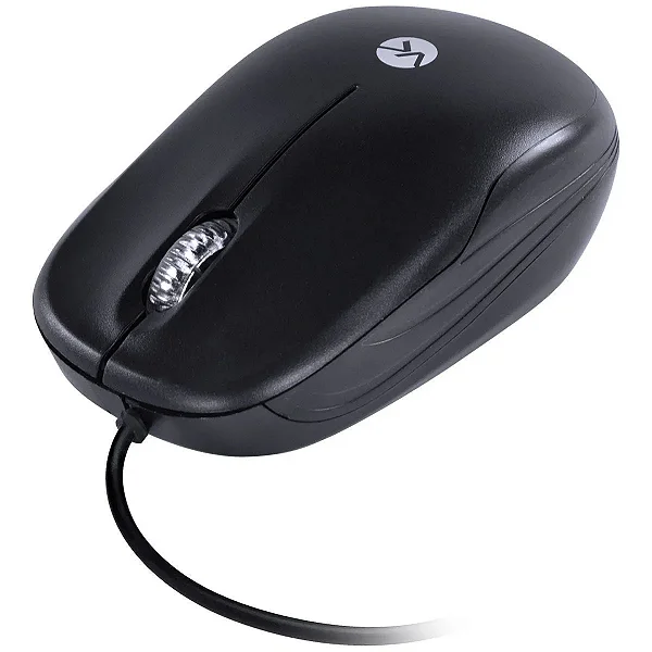 Mouse Vinik Dynamic Color DM130 Óptico 1200 DPI Ambidestro USB Preto Ideal para PC Notebook Escritório