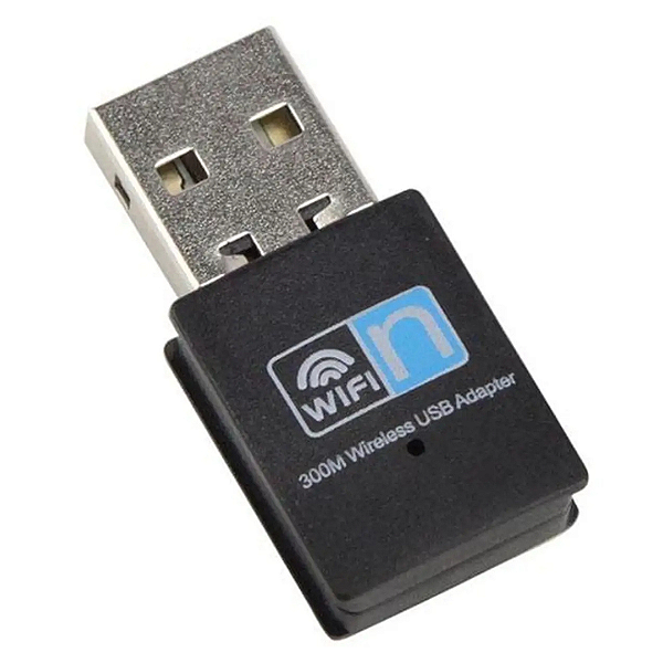 Adaptador USB PowerPC Wireless 300Mbps com Antena Interna DI2017996407 – Conexão Wi-Fi Estável e Rápida para Notebook/PC