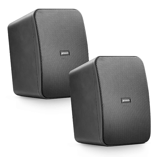 Caixa de Som Frahm Passiva Outdoor CS-5 Preta – Ideal para Eventos, Som Profissional, Alta Durabilidade e Qualidade Acústica Superior