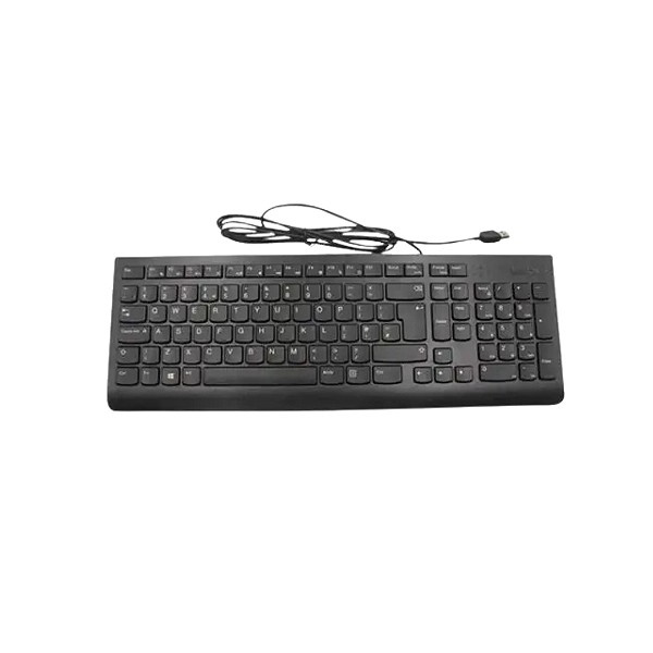 Teclado USB Lenovo 00xh592 com Fio ABNT2 Preto Conexão USB Plug and Play para PC e Notebook