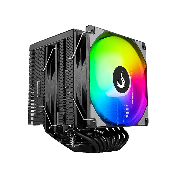 Air Cooler Gamer Rise Mode Storm 8 ARGB 120mm Compatível AMD Intel Preto RMACSTARGBB