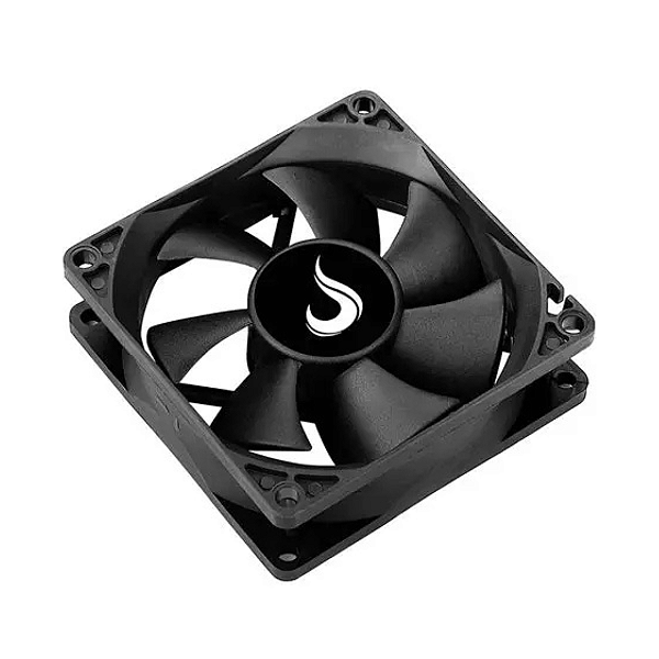 Cooler Gabinete Rise Mode 80mm RMBK02FB Alto Fluxo 50CFM Baixo Ruído