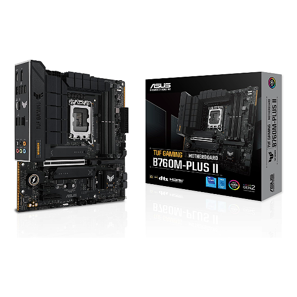 Placa Mãe Asus TUF Gaming B760M Plus II DDR5 LGA 1700
