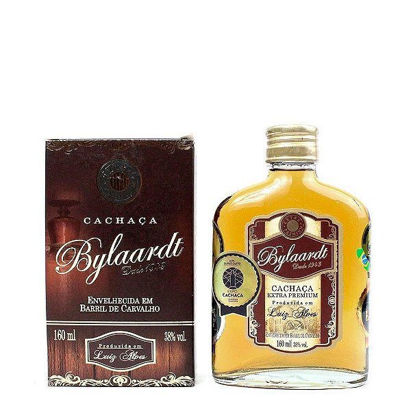 CACHAÇA EXTRA PREMIUM 160 ml – BYLAARDT (para maiores de 18 anos)