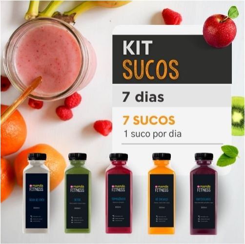 KIT SUCOS 7 DIAS