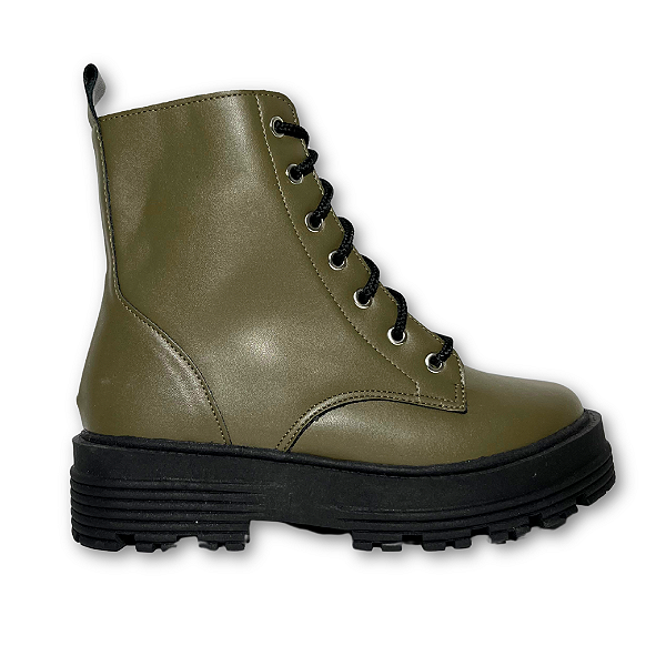 Coturno Verde Militar