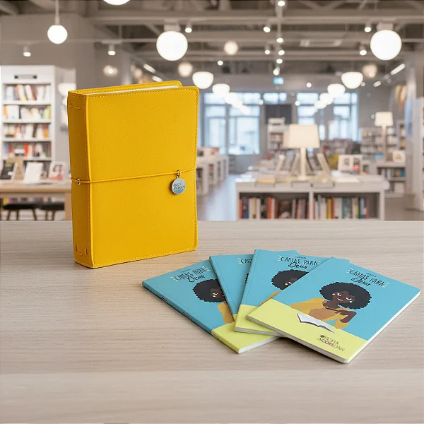 Kit Capa Sintética Midori + 4 Journal Cartas para Deus