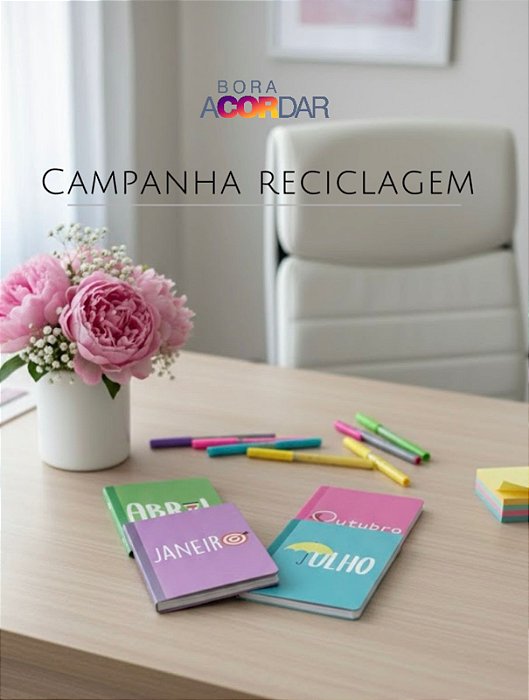 Projeto Reescrever | Recomeços com Propósito • Kit 4 Agendas de Hábitos Reaproveitados (2020/2021)