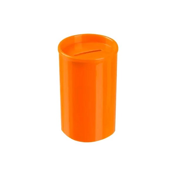 Cofrinho Plástico Lembrancinha Porta Moedas Laranja