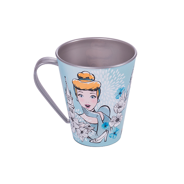 Canequinha das Princesas para Colorir 360 ml