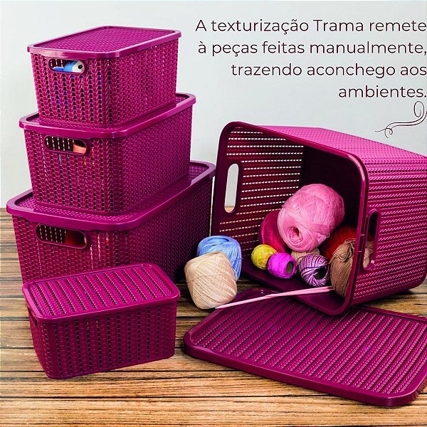 Caixa Trama Organizadora 29 Litros