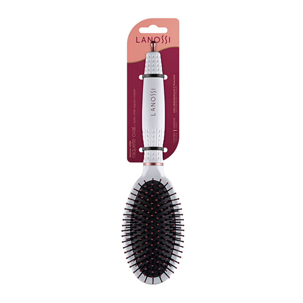 Escova de Cabelo Raquete Oval Desembaraça Lanossi