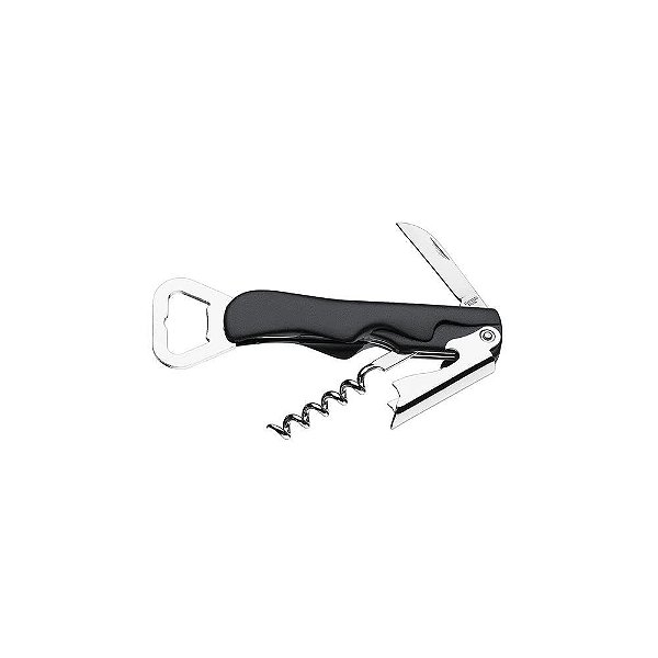 Saca Rolhas Para Vinho E Abridor De Garrafa Aço Inox Brinox
