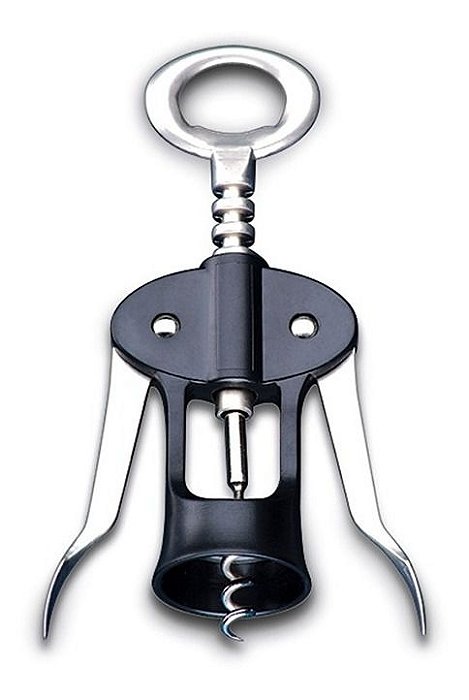Saca Rolhas Abridor De Vinho Garrafa Aço Inox Brinox