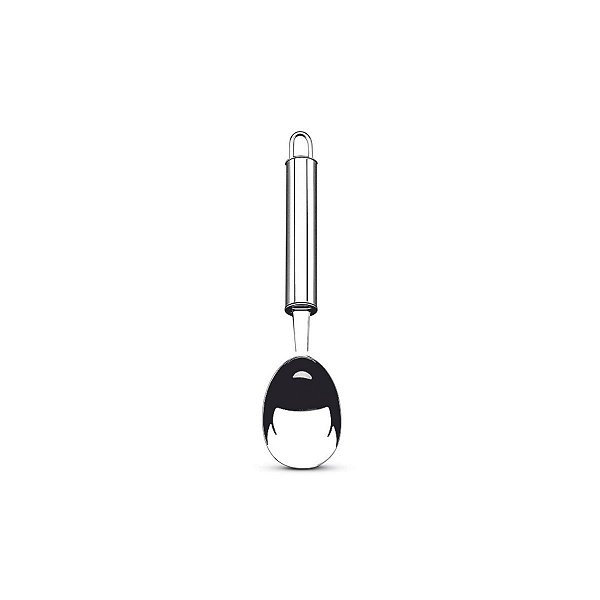 Colher Para Sorvete 21,5 Cm Top Pratic Aço Inox Brinox