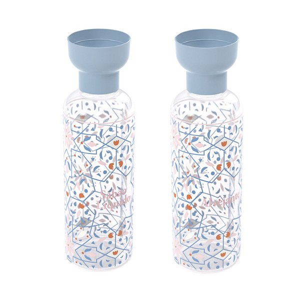 Kit Porta Sabão Liquido e Porta Alvejante 970 ml Lavanderia