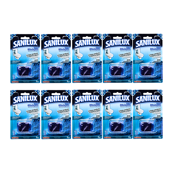 Kit Detergentes Sanitário Bloco Caixa Acoplada Sanilux 50g