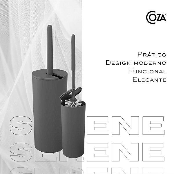 Escova sanitária para banheiro serene - COZA