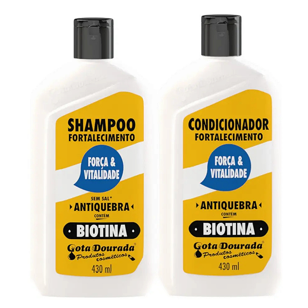 Kit Shampoo E Condicionador Fortalecimento Biotina