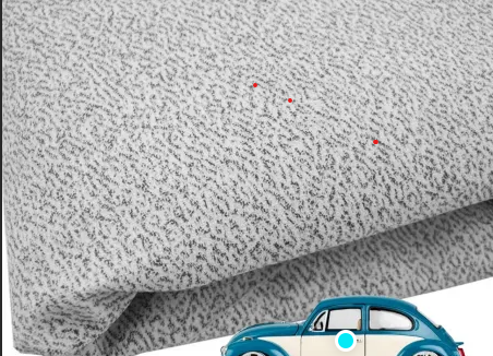 Forro De Teto Fusca Kit Interno  Modelo salpicado Cinza