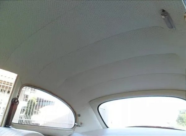 Forração Teto Fusca Pontinho Branco ou Cinza Pontinho