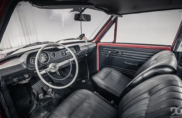 Forração Assoalho Brasilia Carpete Luxo Corte Original VW PRETO