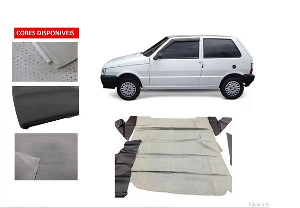 Forração Forro De Teto Para Uno 2 ou 4 Portas