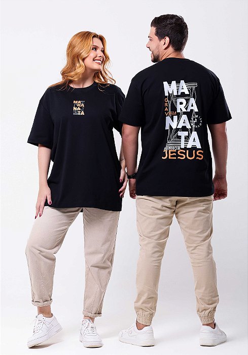 OVERSIZED - MARANATA - COR PRETO