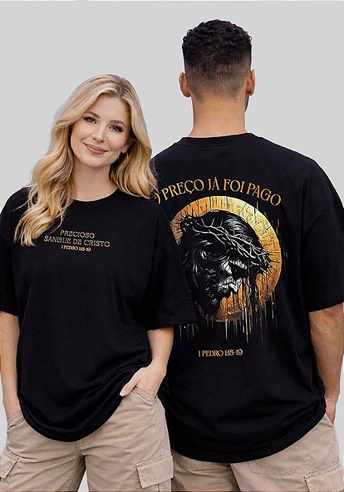 OVERSIZED - O PREÇO JÁ FOI PAGO - COR PRETO