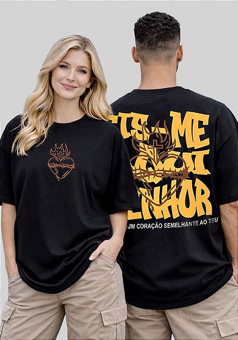 OVERSIZED - EIS-ME AQUI SENHOR - COR PRETO