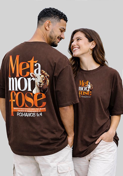 OVERSIZED - METAMORFOSE - COR MARROM